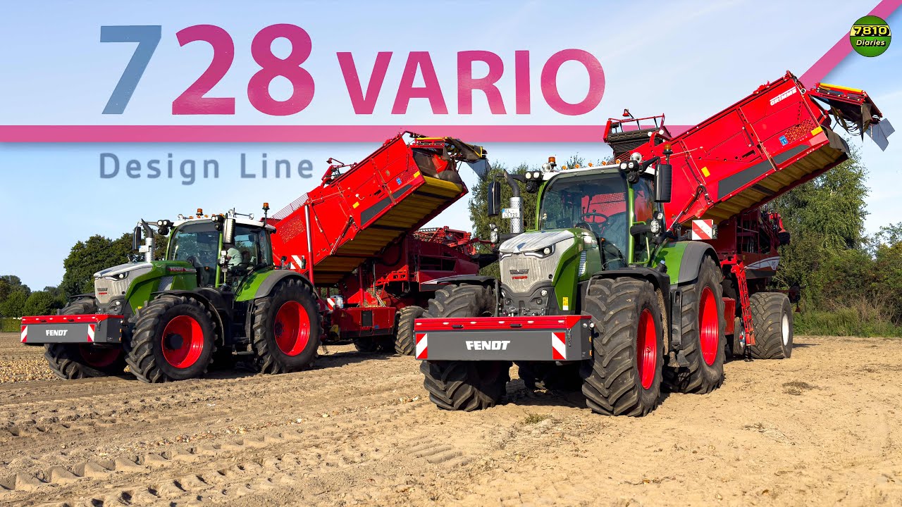 FENDT 728 DesignLine im Doppelpack🔥 Zwiebelernte mit Bauer Struck in 4K