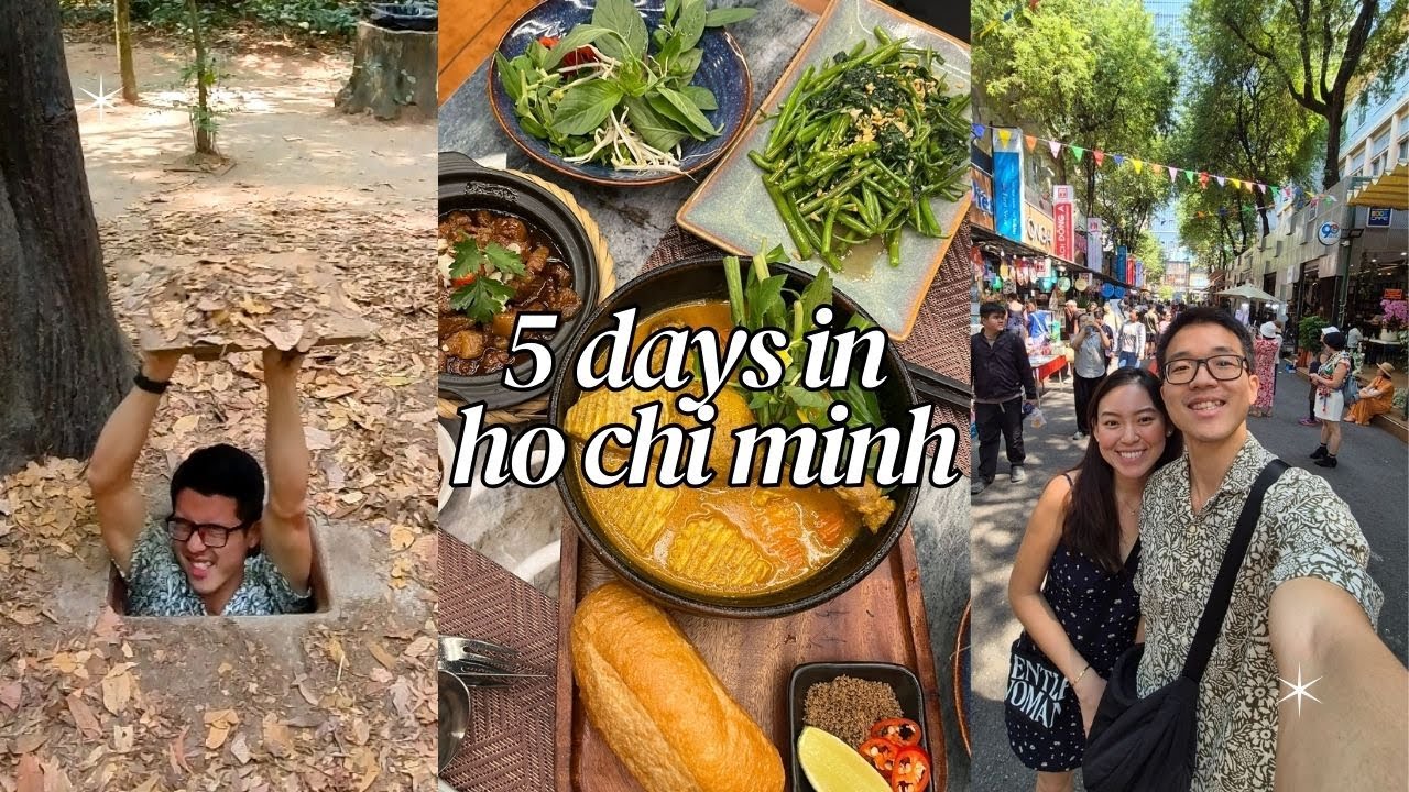 Ho Chi Minh Vlog 🇻🇳 | cu chi tunnels, cafe apartment, egg coffee, book street,  war remnants museum