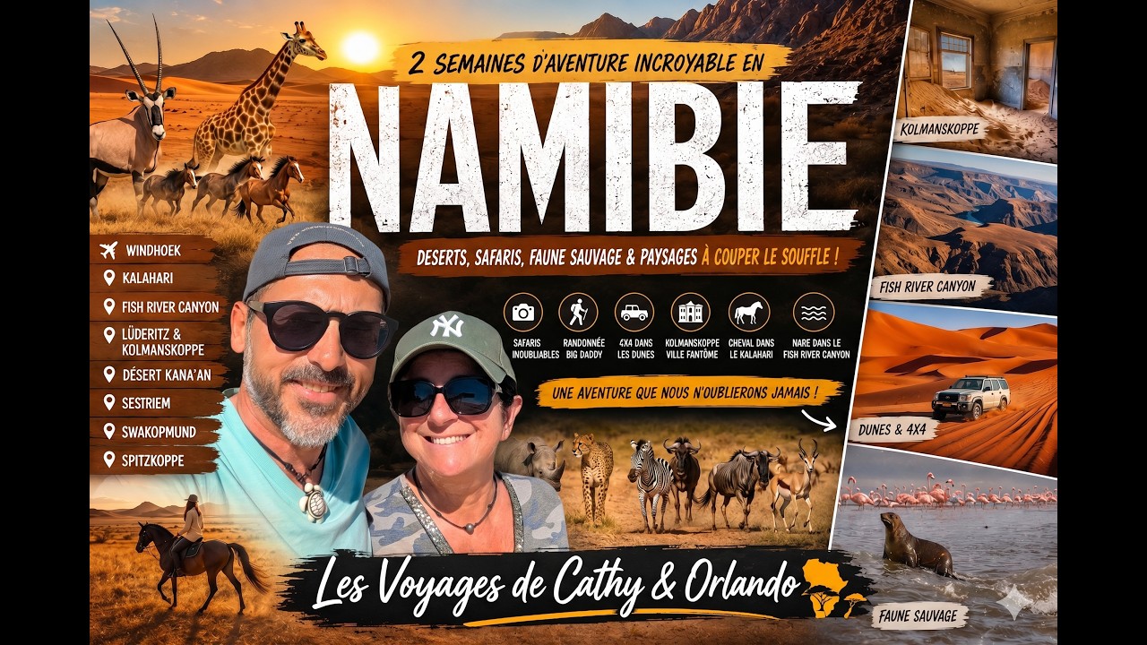 NAMIBIE : Un itinéraire recommandé (mai 2025)