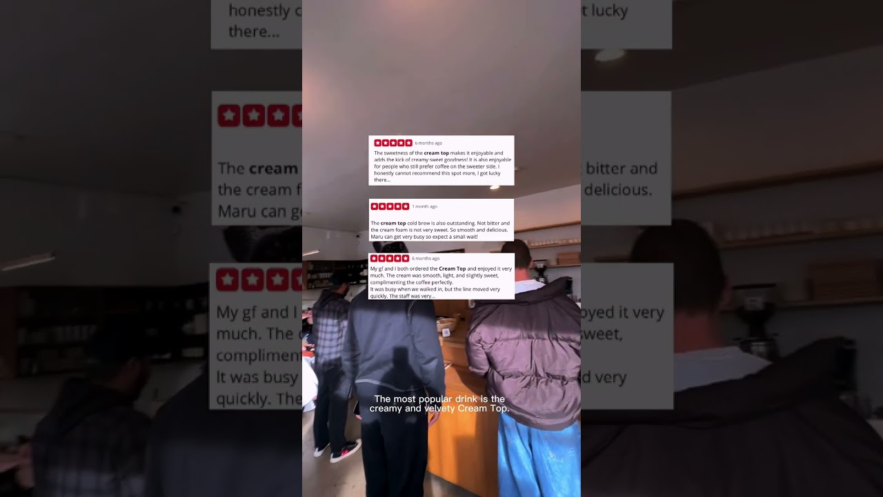 Most Popular Drink! - MARU COFFEE