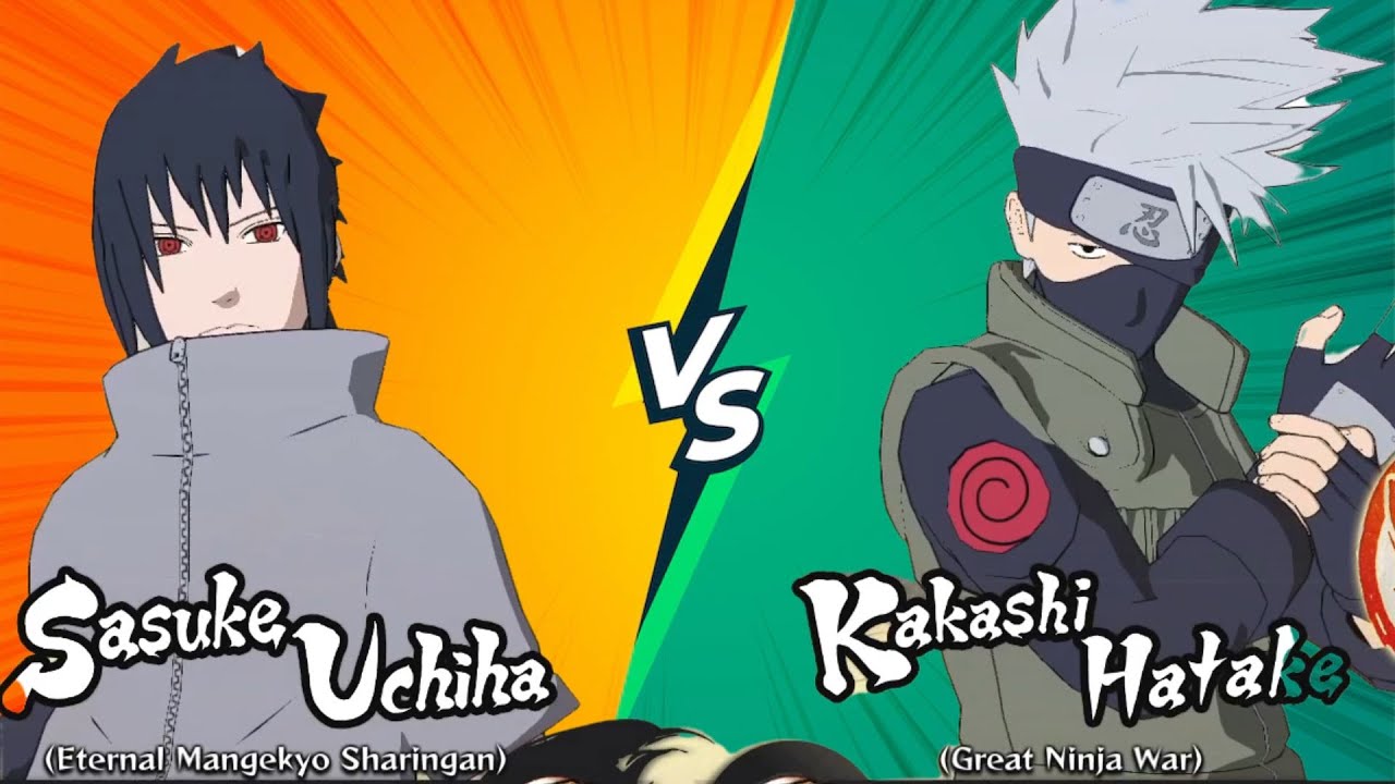 ᴴᴰ EMS Sasuke vs Kakashi Hatake ( Comp vs Comp ) Naruto Ultimate Ninja Storm 4 #nuns4