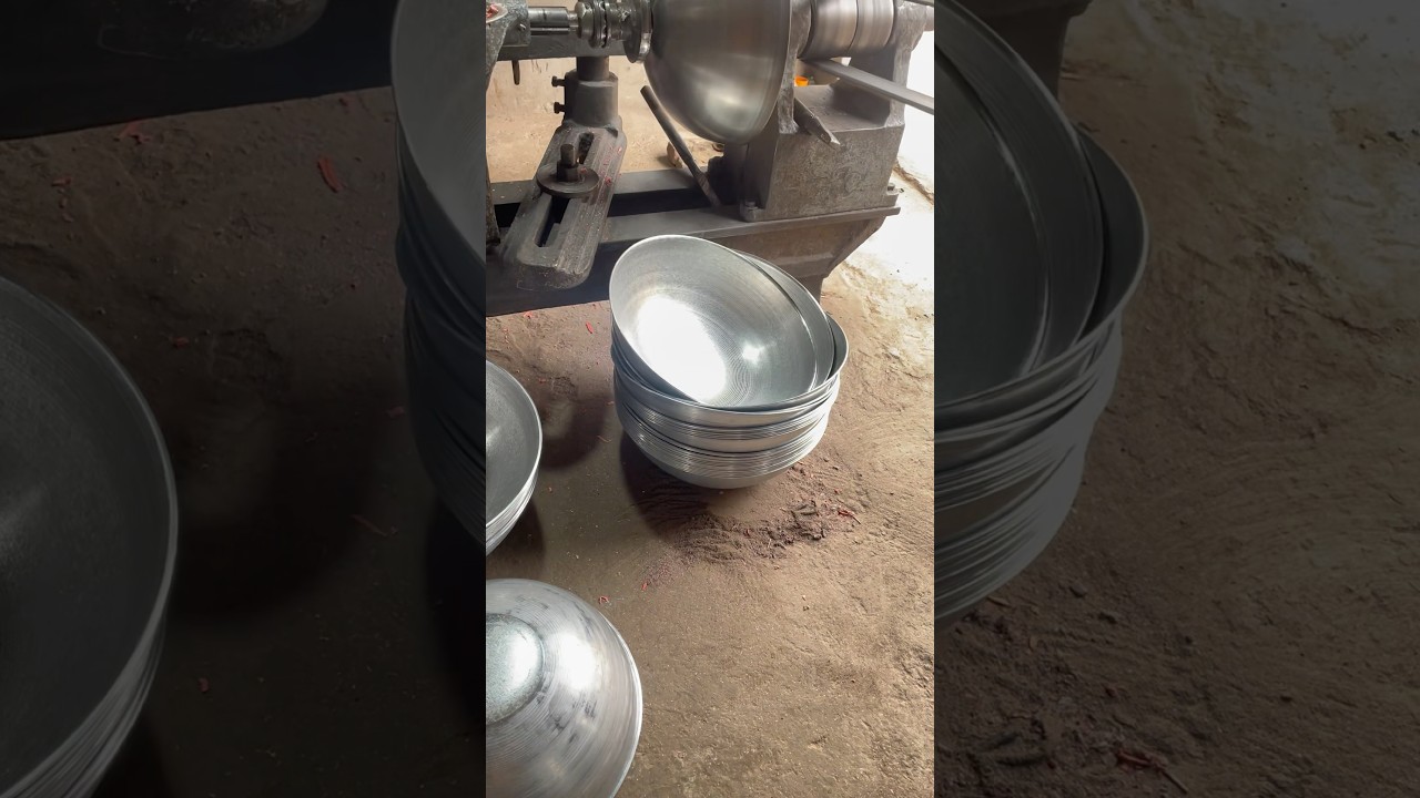 How to make stainless steel large bowl #unitedstate #making #skill