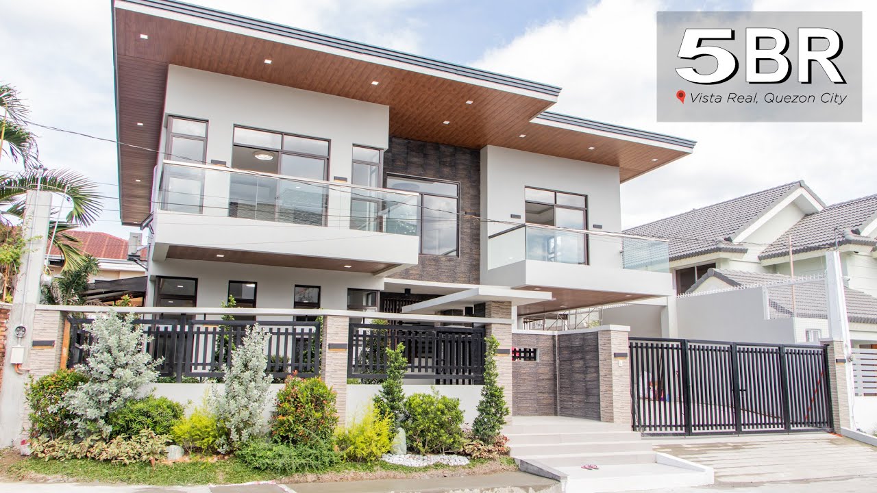 5BR Brand New House and Lot for Sale in Vista Real Quezon City Along Commonwealth