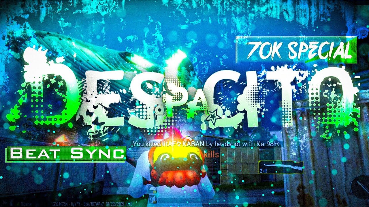 Despacito pubg mobile ♥️ | 70k montage | Best pubg mobile montage | Barood gaming | pubg beat sync