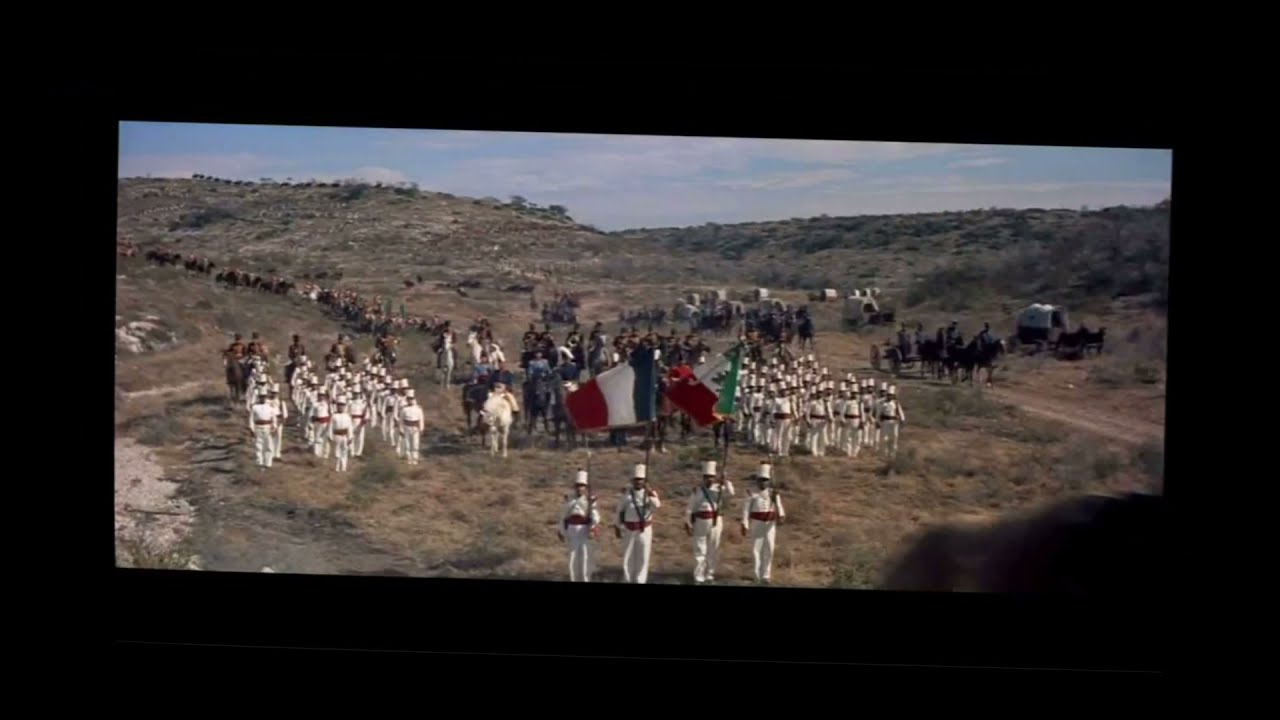 "Marching Field Band Santa Anna" The Alamo Dimitri Tiomkin Score