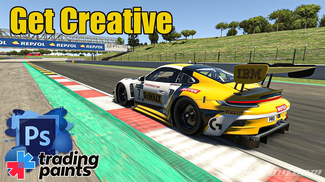 How I Make My iRacing Liveries Using Adobe Photoshop 2023