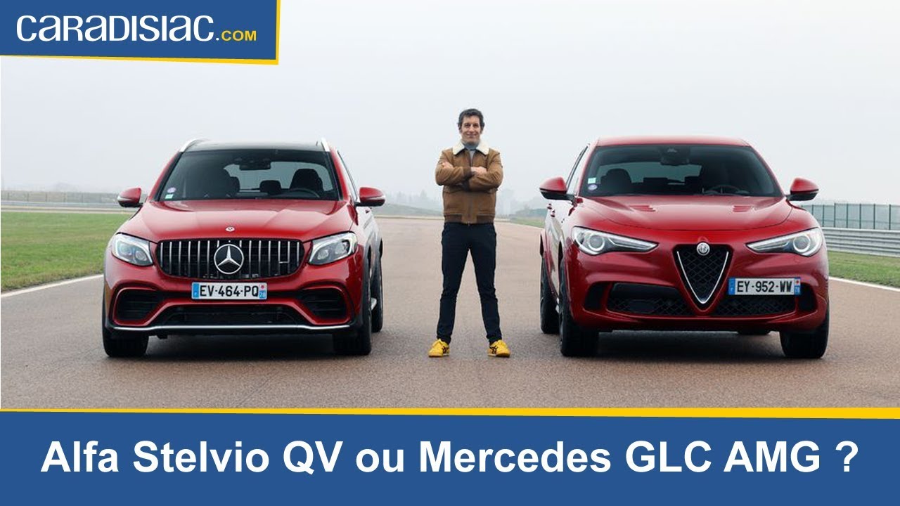 Alfa Romeo Stelvio QV ou Mercedes GLC S 63 AMG: la réponse de Soheil Ayari.