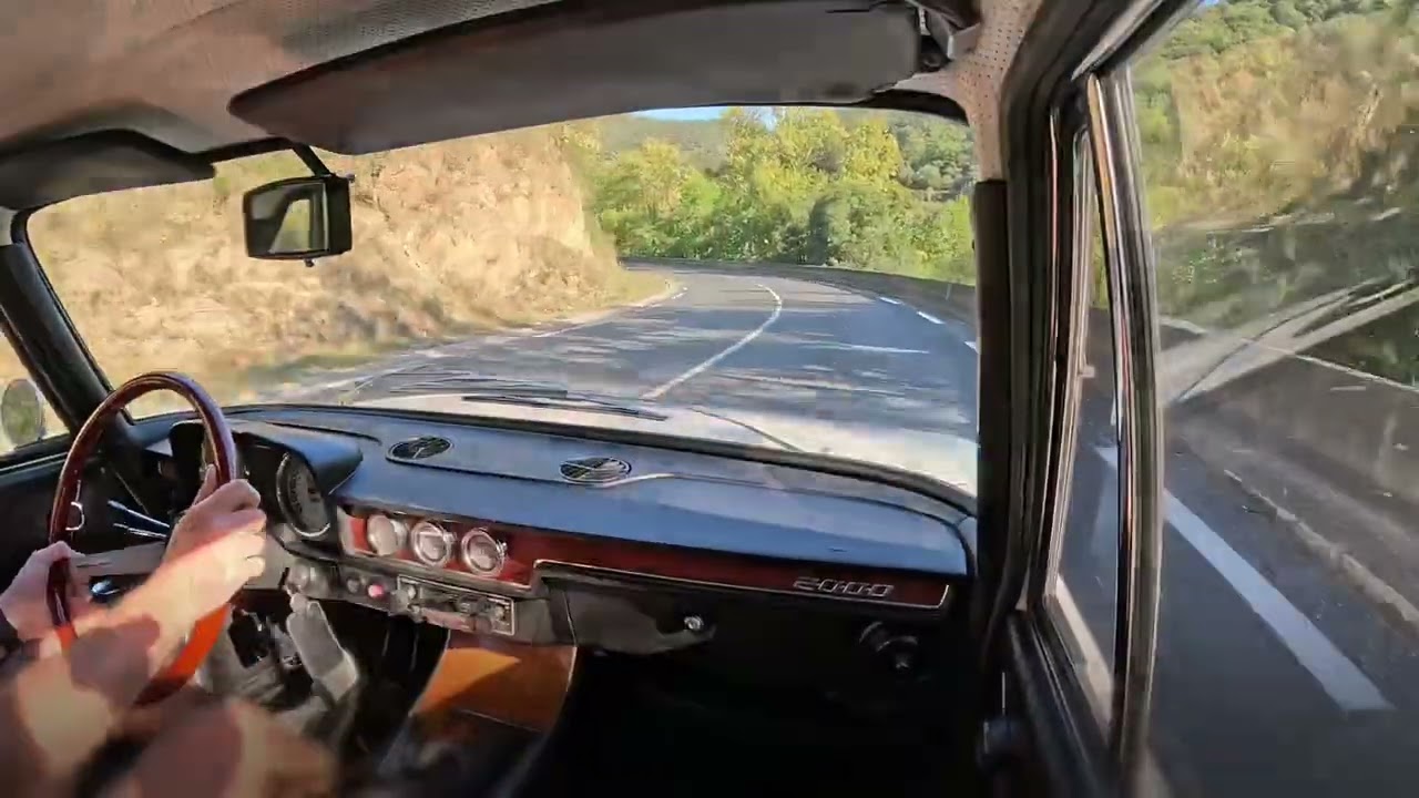 1974 Alfa Romeo Berlina 2000 Driving Video 1 