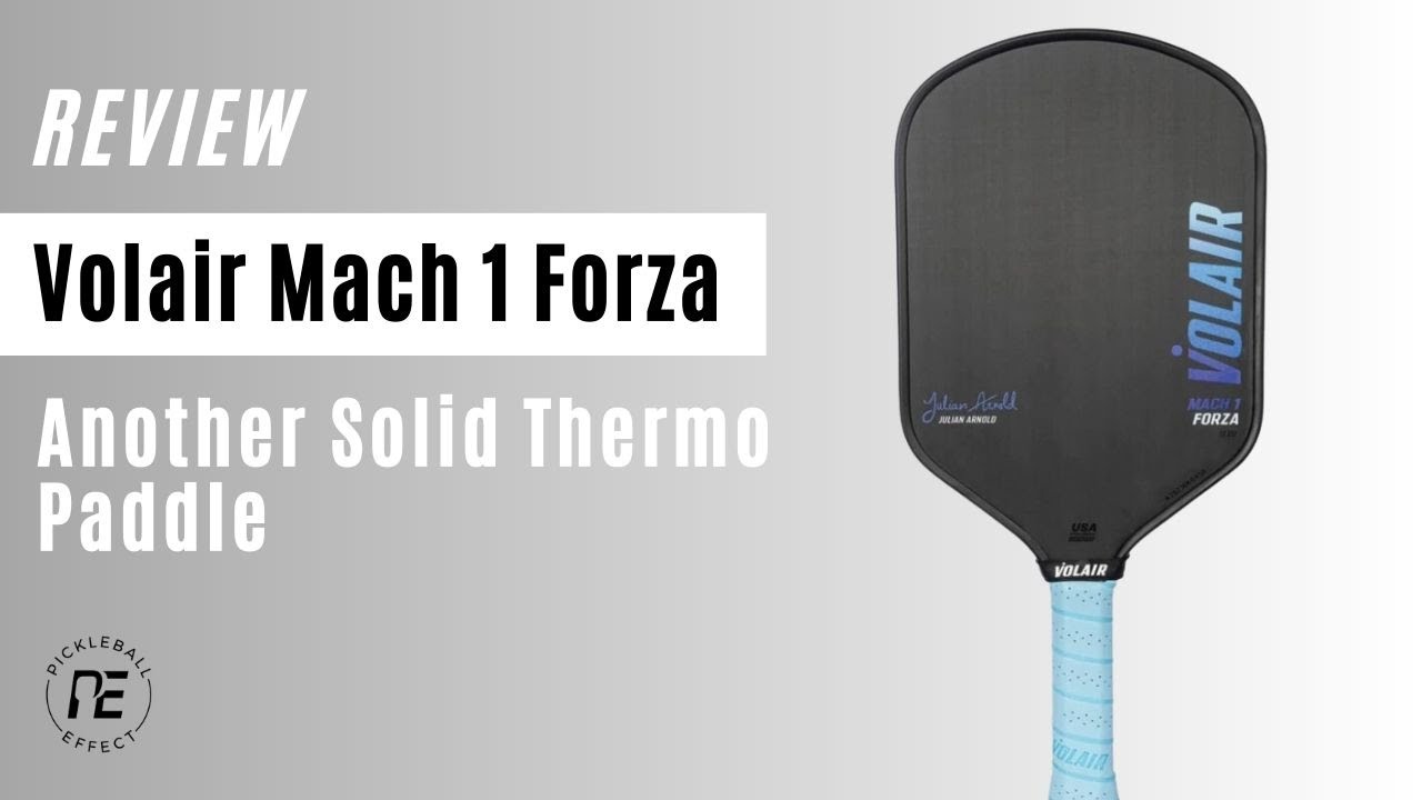 Volair Mach 1 Forza 16mm Paddle Review by Pickleball Effect