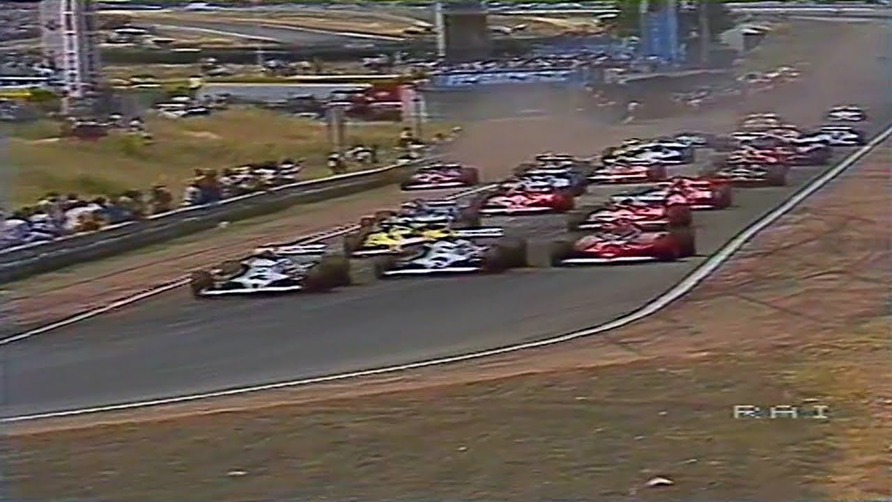 GP Spagna 1981 F1 Jarama  RAI Gilles Villeneuve Ferrari Mario Poltronieri
