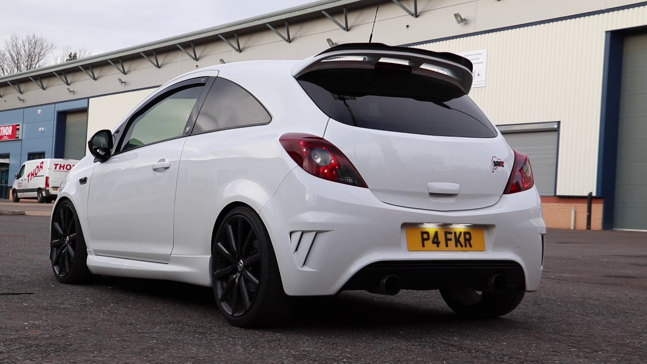 Corsa vxr straight pipe with launch control
