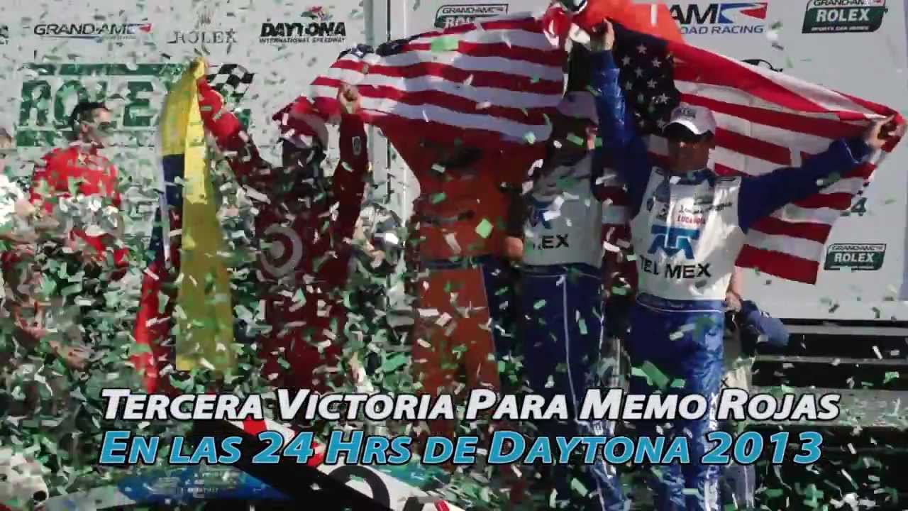 Tercera victoria de Memo Rojas en Daytona
