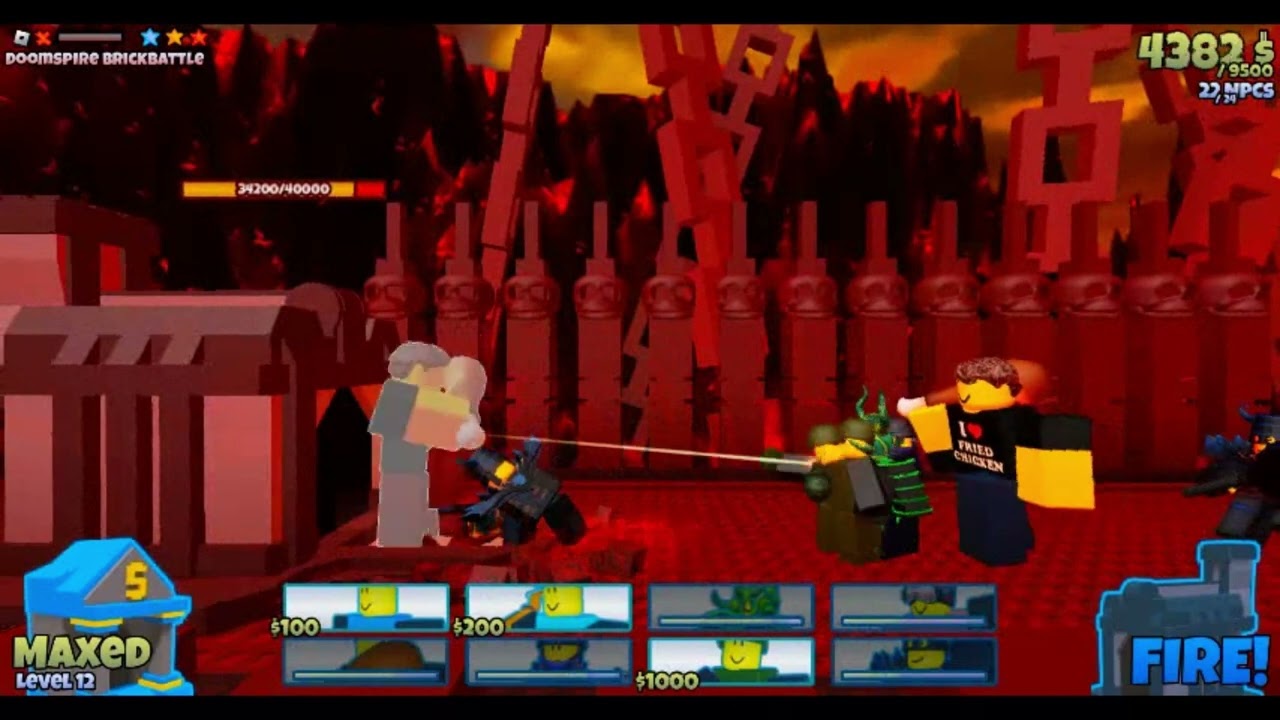 Roblox The Battle Bricks tumore mode Chapter 1 stage 30 (3 star)