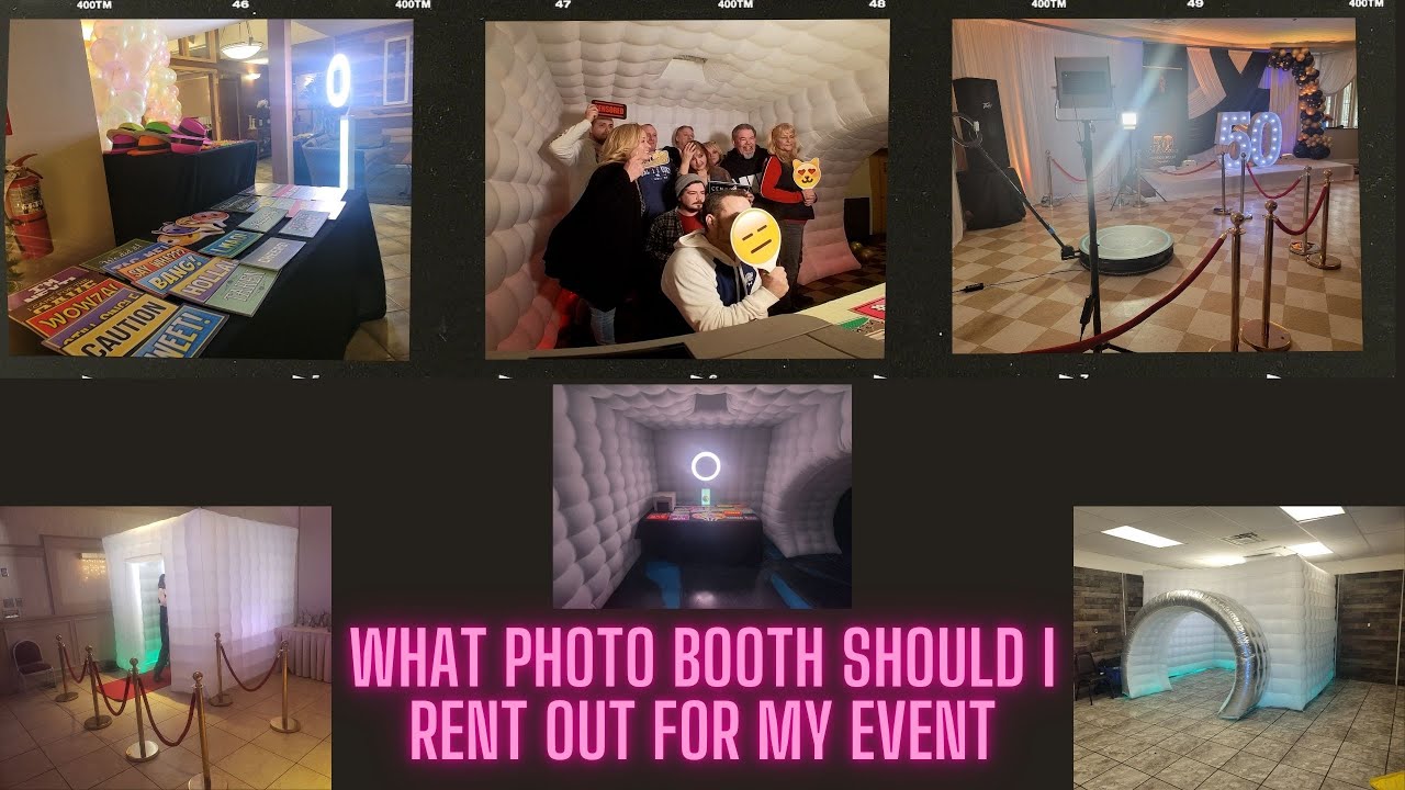 Различные типы фотобудок