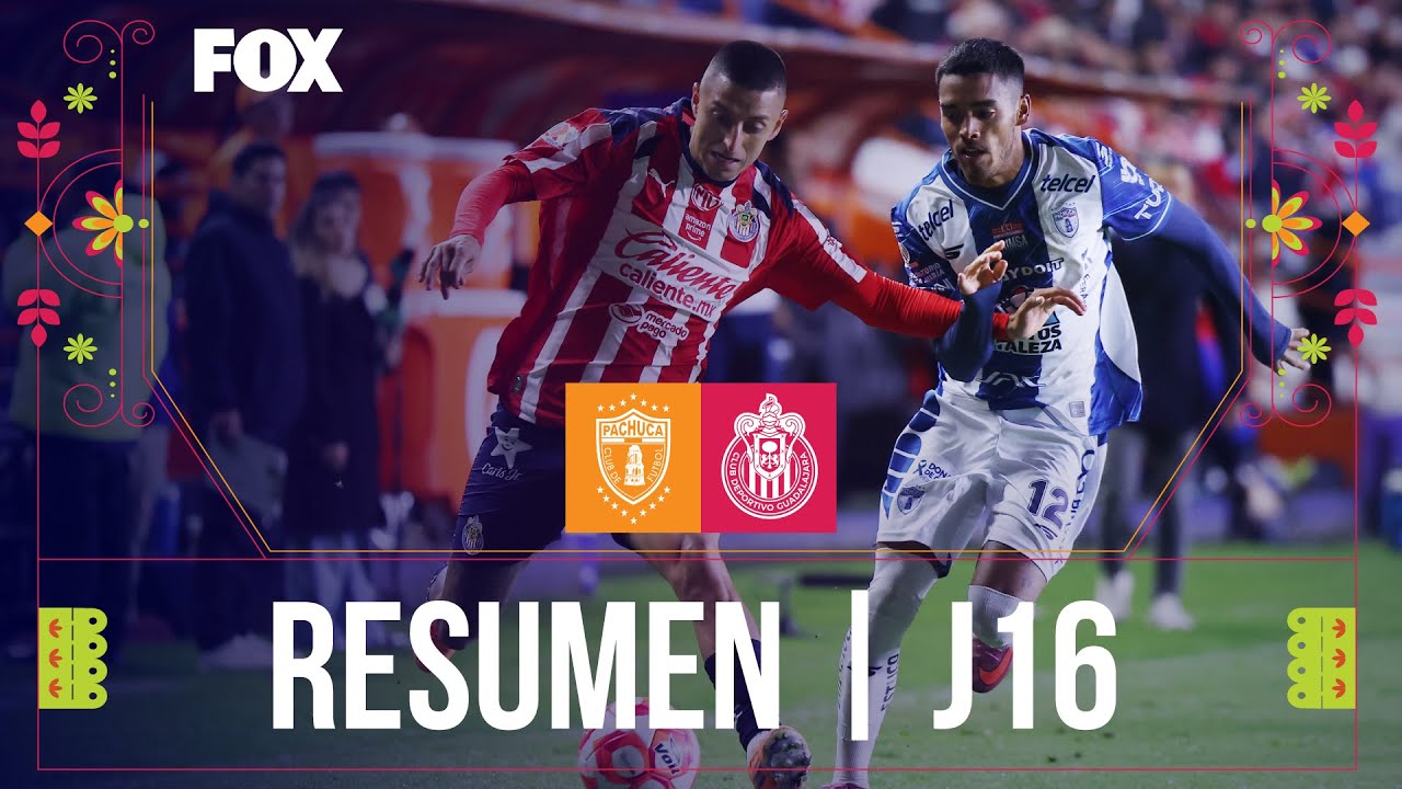 RESUMEN Y GOLES: Pachuca vs Guadalajara | Jornada 16 Apertura 2025