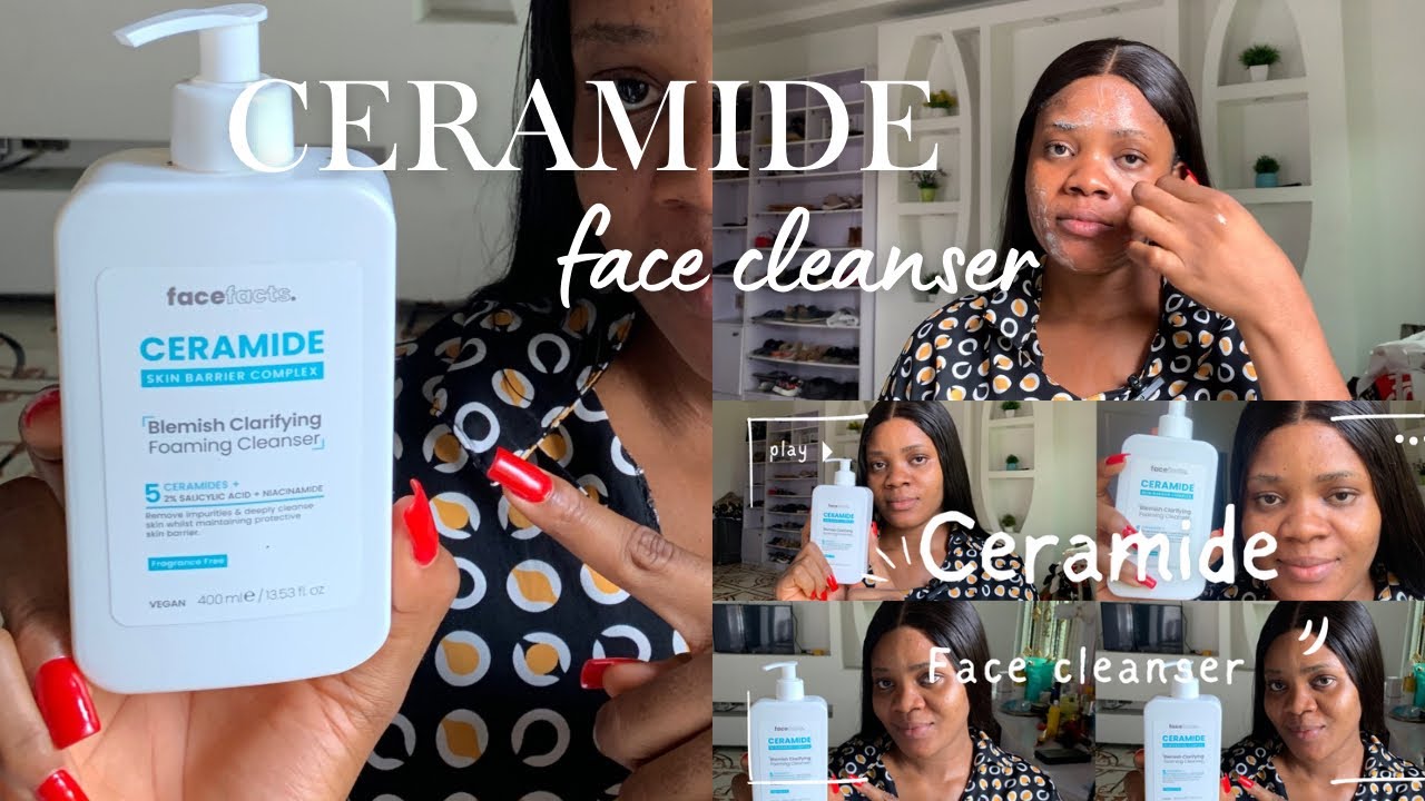 Face fact ceramide foaming cleanser #review #skincare #honestreview