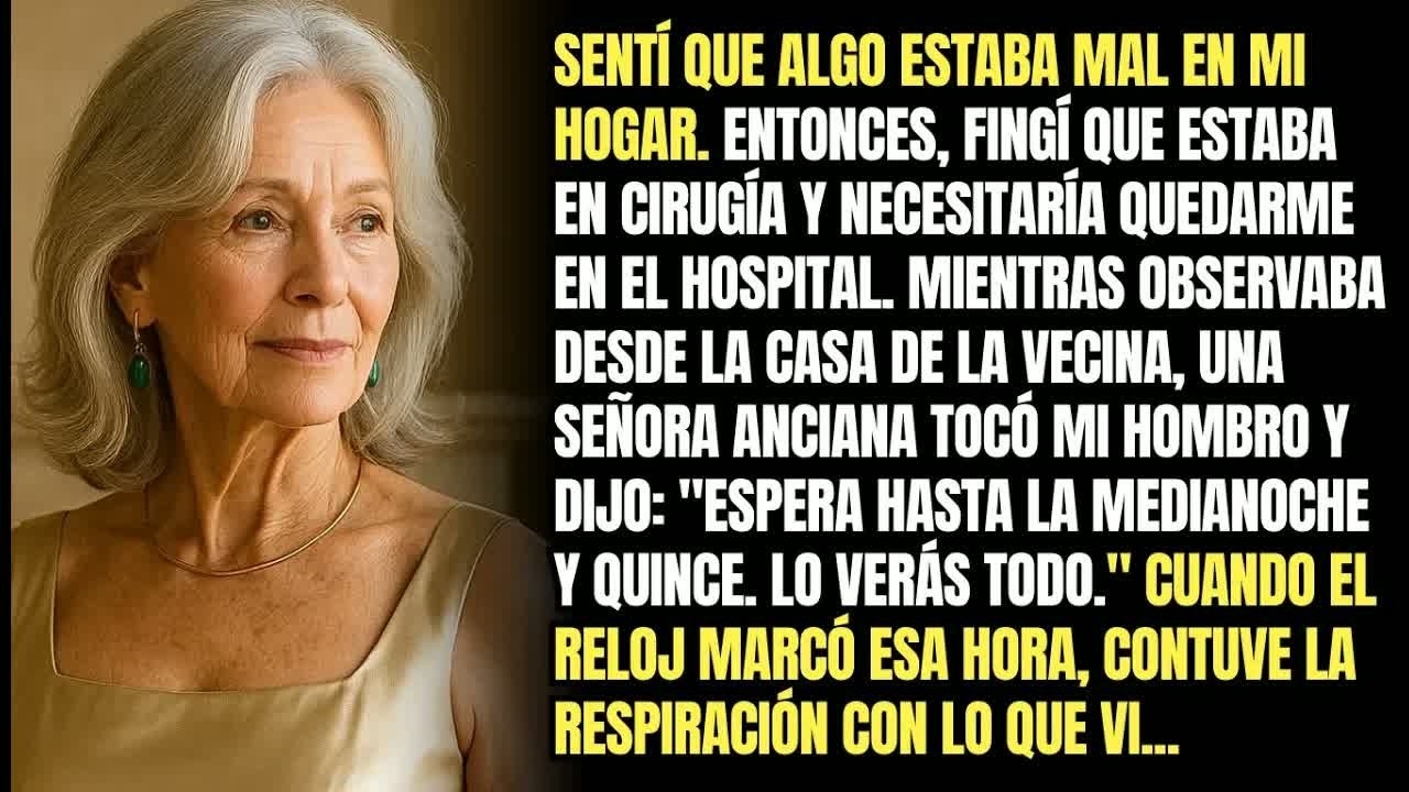 Fingí Que Estaba En Cirugía Y Descubrí Un Secreto Sobre Mi Yerno Y Mi Hija… En Realidad, Ellos