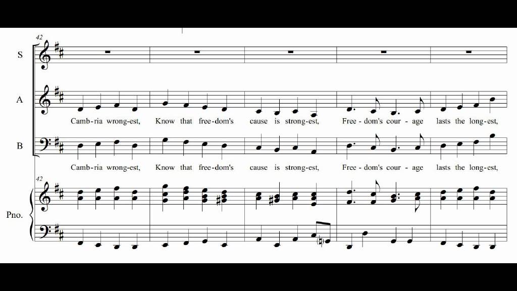 Medley of British Folk Songs - Men of Harlech.wmv