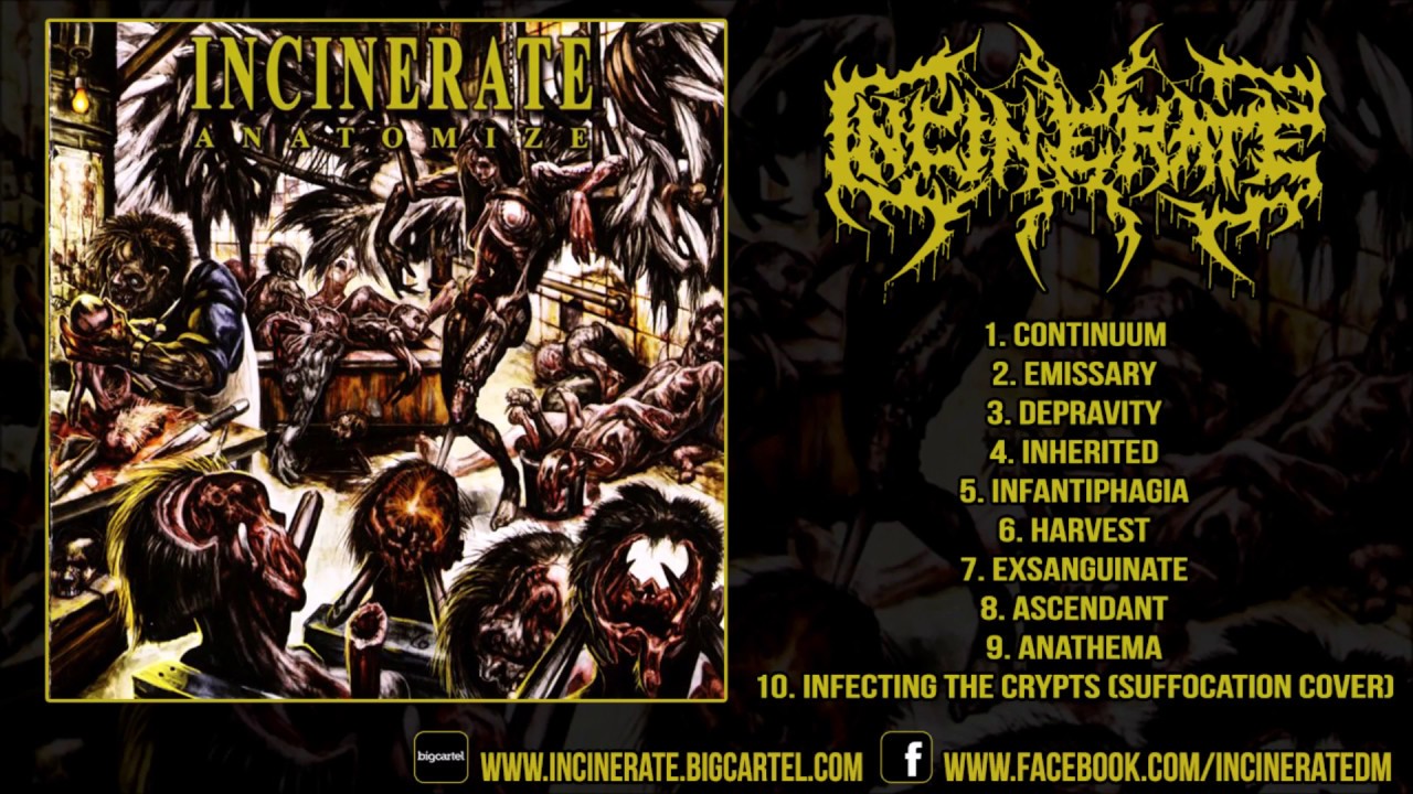 Incinerate - Anatomize (FULL ALBUM 1080p HD)