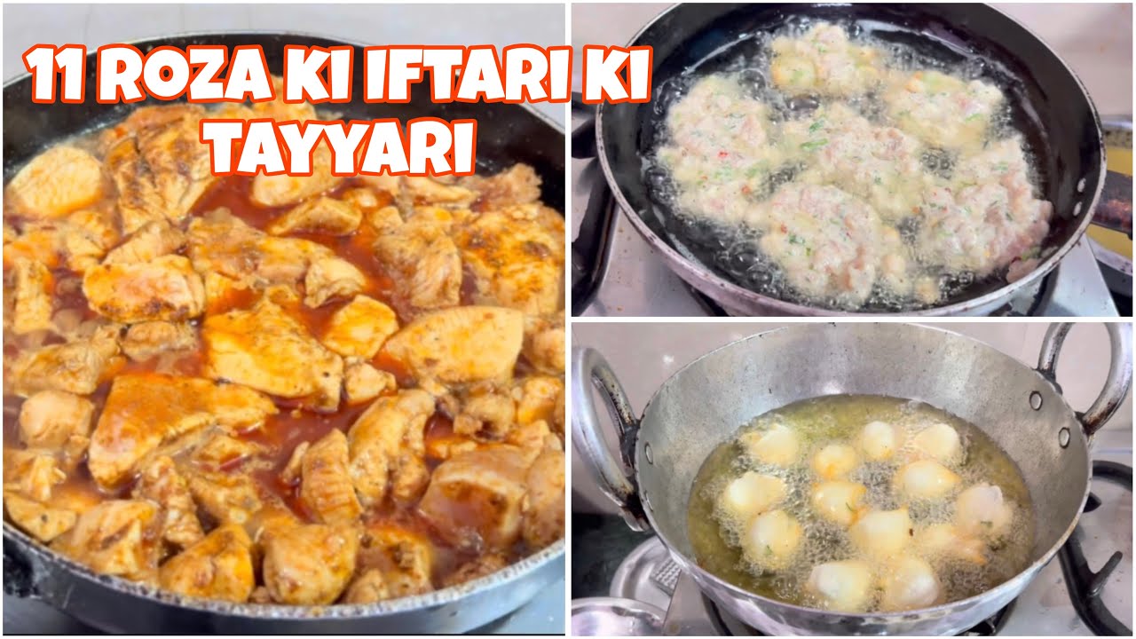 11 roza ki iftari ki tayyari #sabasayyed 