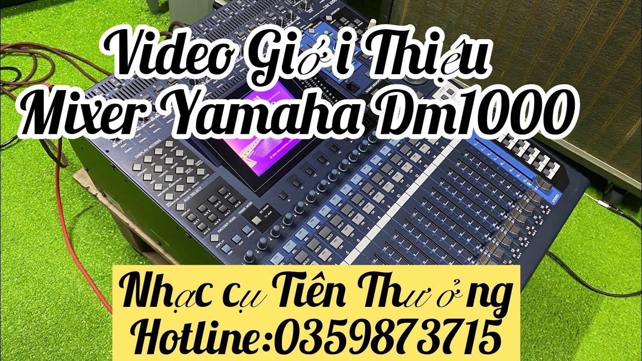 Video giới thiệu test Eff bàn mixer Yamaha Dm1000vcm. ☎️:0359873715 Thưởng Võ