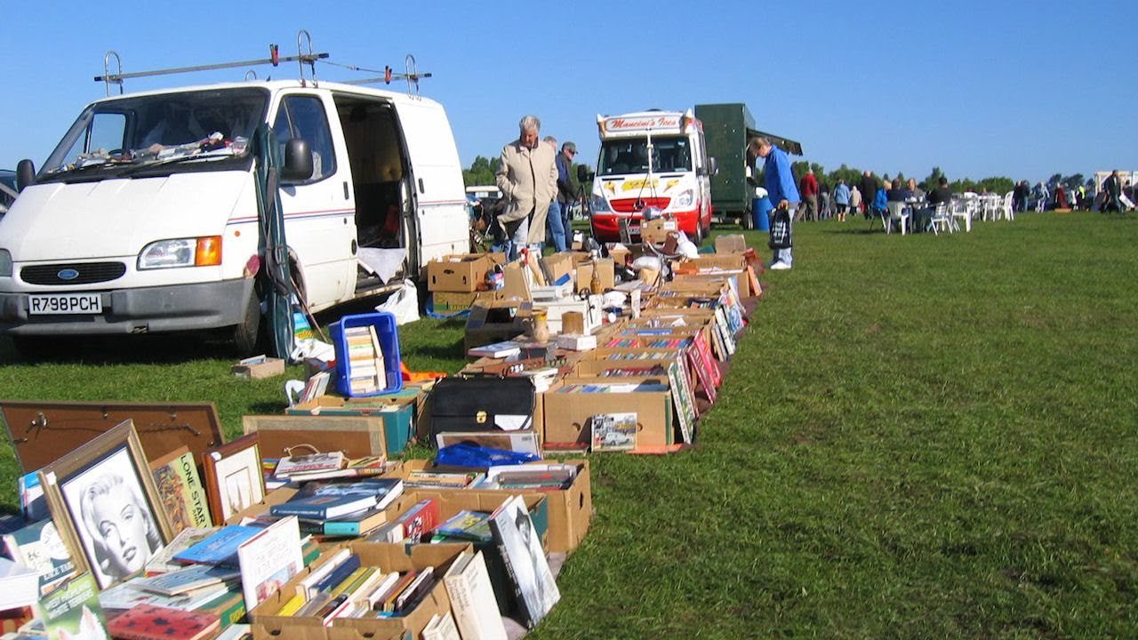Tansley Car Boot Sale from Derby, A HD driving time-lapse video made from 2429 photographs