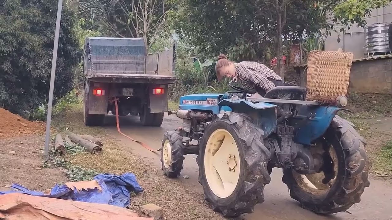 Amazing Talented 18-Year-Old Genius Girl Brings a Flooded Tractor Back to Life