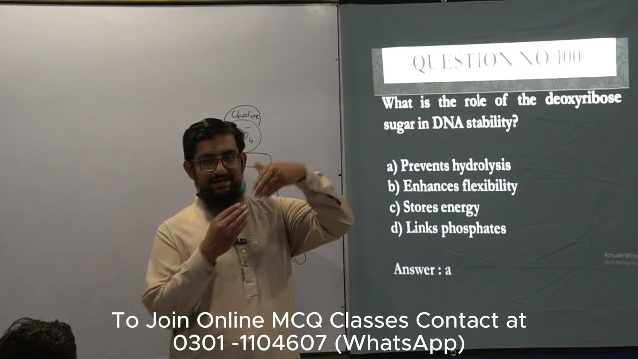 MCQs of Biological Molecules