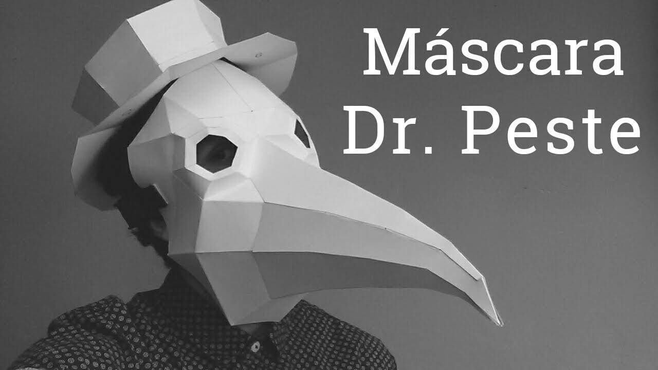 Cómo hacer la Máscara de Doctor de la Peste Negra con Papel opalina | Momuscraft