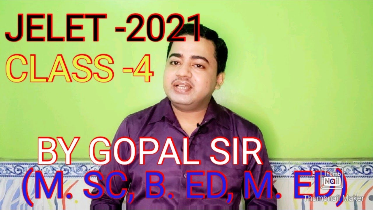 # JELET -2021 || # DIFFERENTIAL EQUATION [PART -1]||