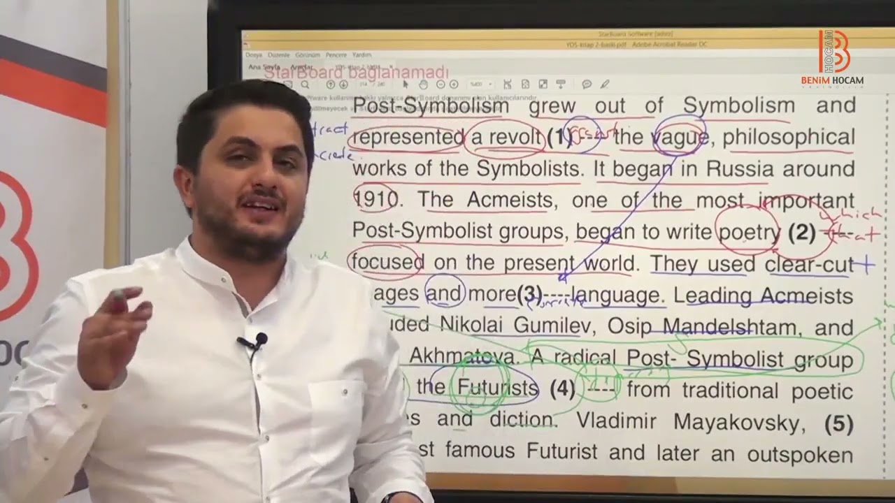 HAKKI ŞAHİN VİDEO 85 Cloze Test Soru Çözümü  II  YÖKDİL YDS LYS 5