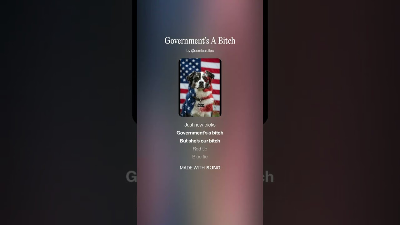Government’s A Bitch — Sounds, Songs & Frequencies | Official Audio / Suno Exclusive 