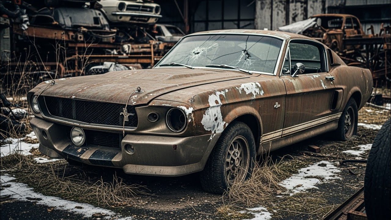 ASMR Car Restoration Full Rebuild of Ford Mustang Shelby GT500 1967 from Abandoned Condition 