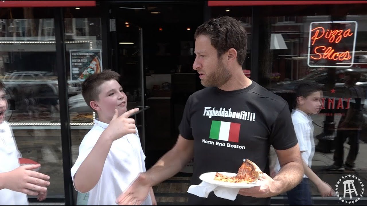 Barstool Pizza Review - Rinas (North End of Boston)