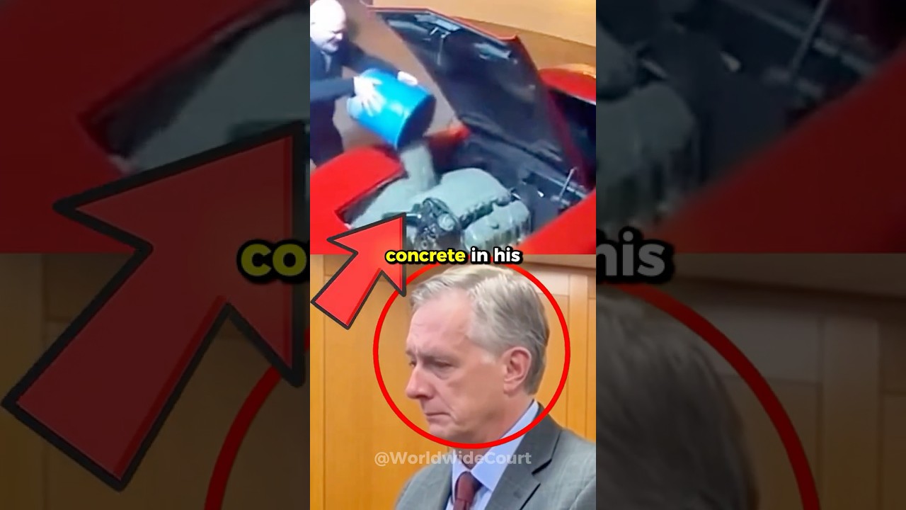 Neighbor Poured Concrete In His 69 Corvette! 😱