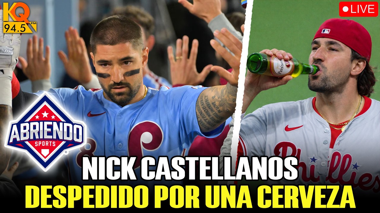 🔴EN VIVO: NICK CASTELLANOS DEJADO LIBRE POR UNA CERVEZA EN MEDIO DE JUEGO