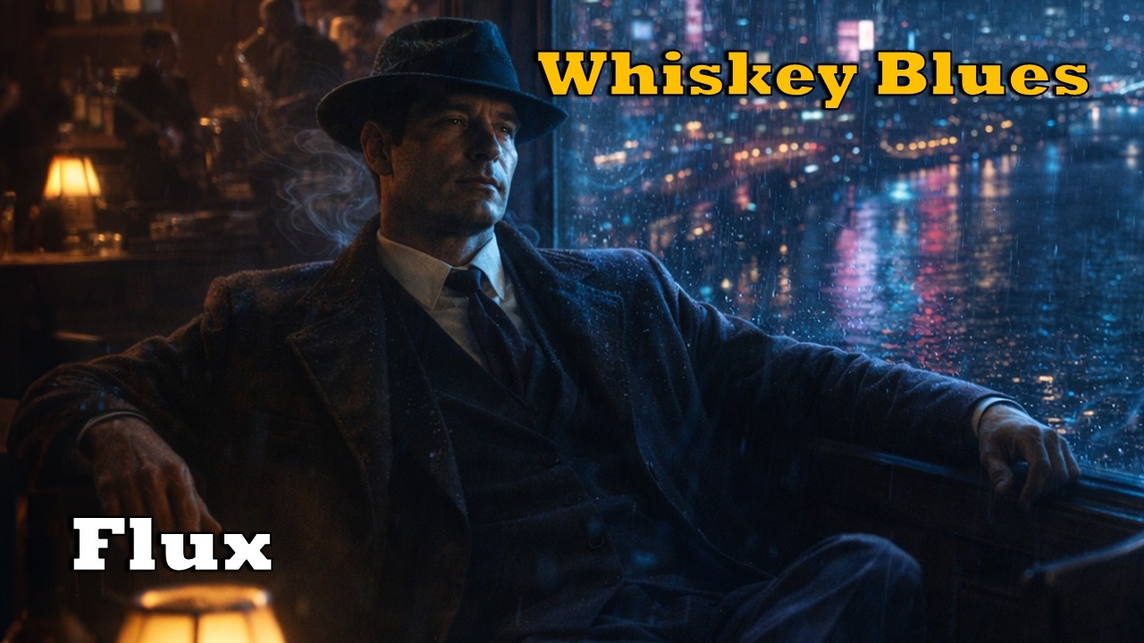 FLUX | Slow & Smooth Noir Whiskey Blues | Official Lyric Video