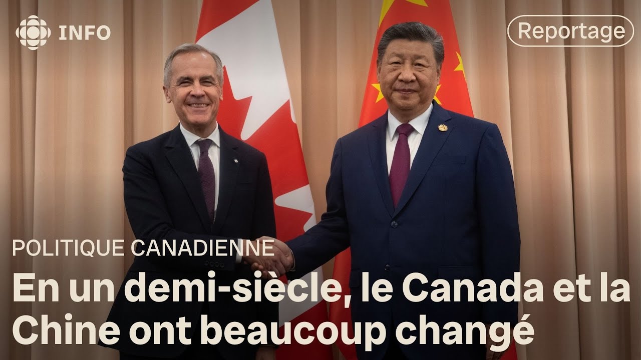 Visite de Mark Carney en Chine : retour sur les relations Canada-Chine depuis 50 ans