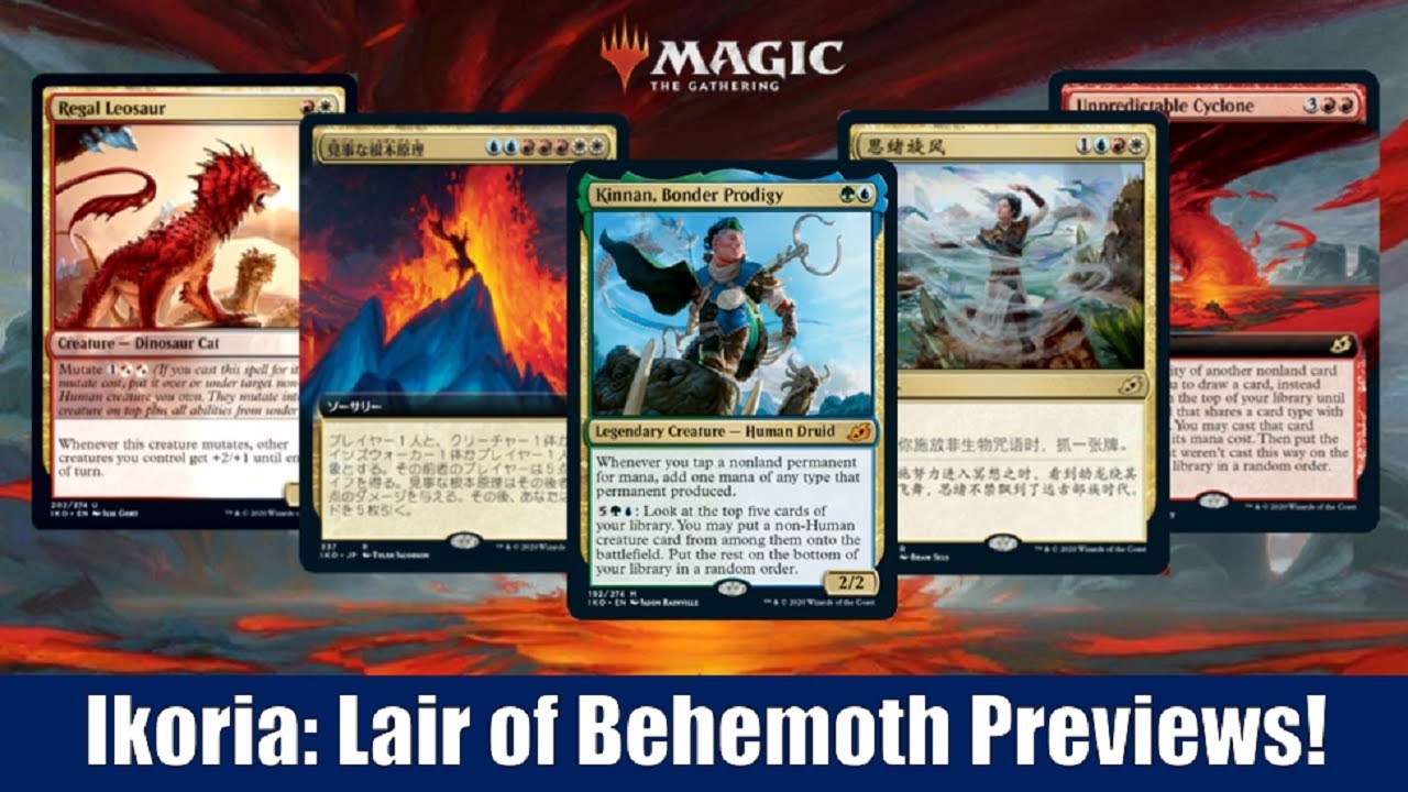 MTG Ikoria Previews: 17 New Cards Revealed Including the Cycle of Triome Lands