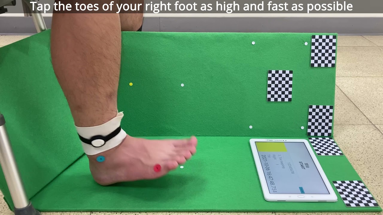Demo video - Foot - Toe Tapping
