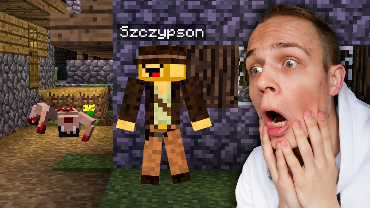 ZAATAKOWAŁ MNIE STRASZNY POTWÓR w MINECRAFT!