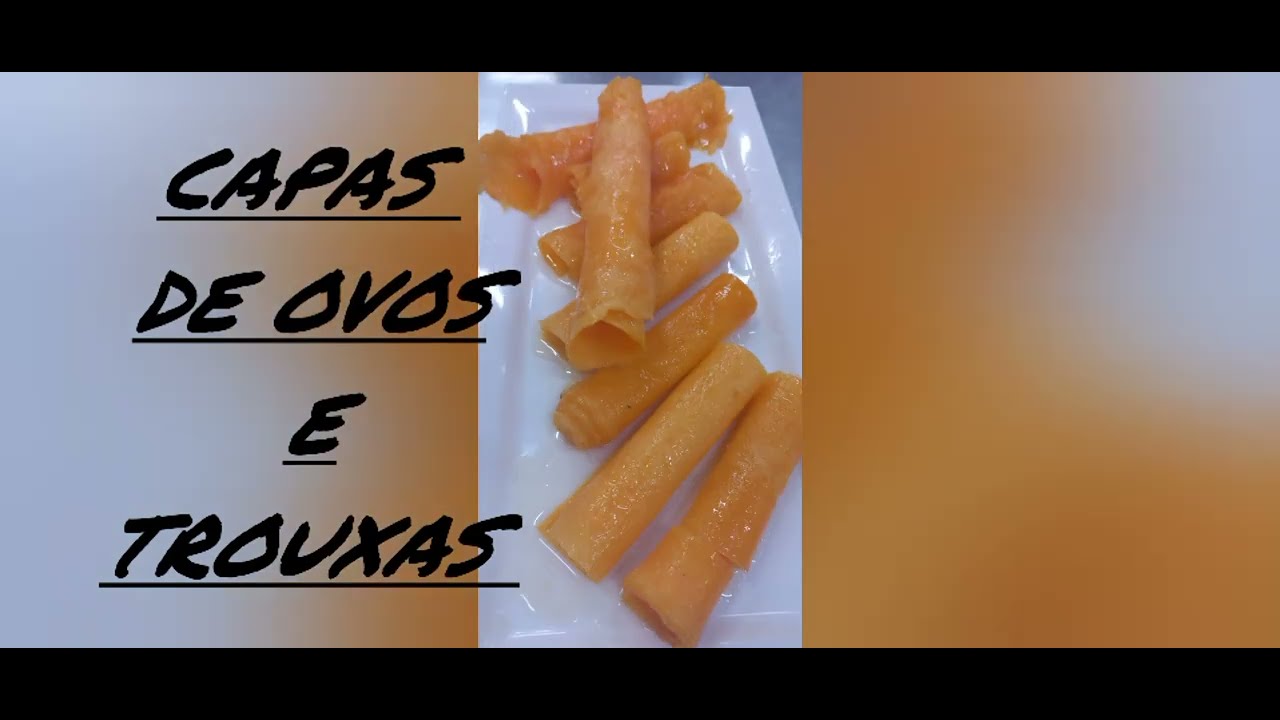 Trouxas de ovos e capas de ovos conventual, tradicional, como eu faço @amantescozinhapastelaria7341