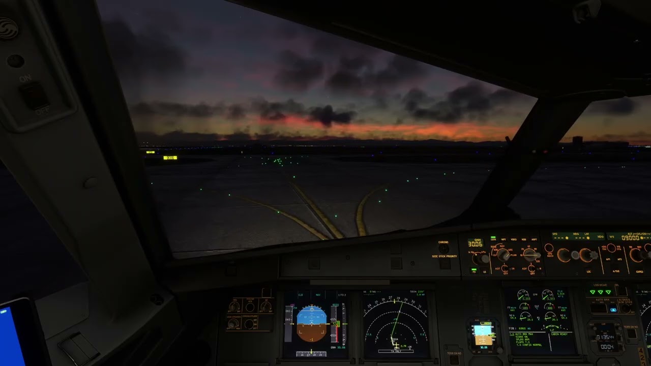 MSFS | KDEN Taxi & Departure w/ Traffic (SayAI)