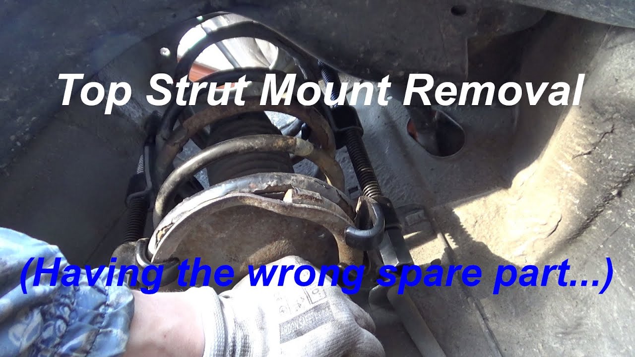 Top Strut Mount Removal on Peugeot 306 HDi