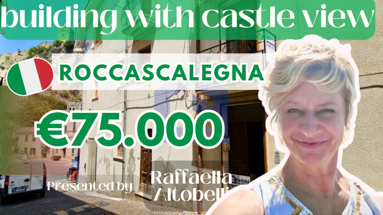 🏰 Charming Property with Castle View in the Heart of Roccascalegna! 🌄