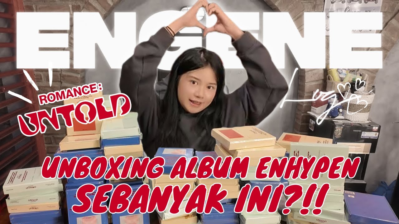 [ENGENE-LOG] UNBOXING RATUSAN ALBUM ENHYPEN?!?