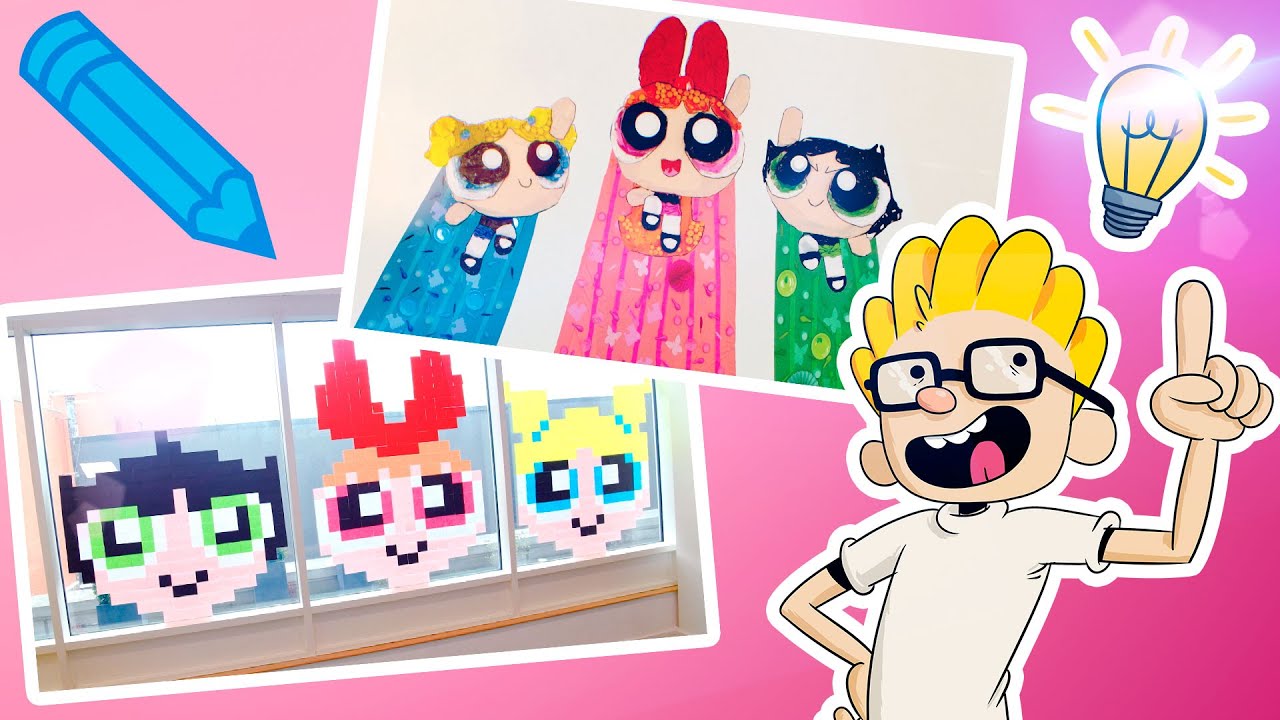 Arte a lo grande con las Supernenas | TOONIDEAS para hacer en casa | Toony Tube