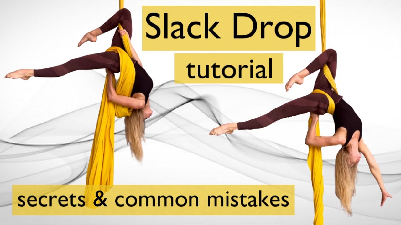 EASY AERIAL SILK DROP FOR BEGINNERS - Slack Drop - Aerial Silks Lesson