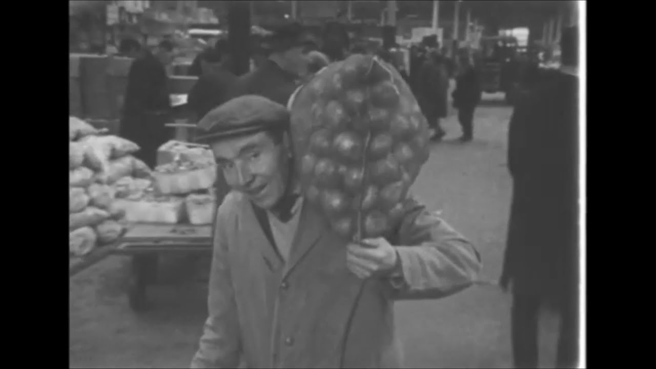 What Future For Dublin's Victorian Fruit & Vegetable Market? Ireland 1968