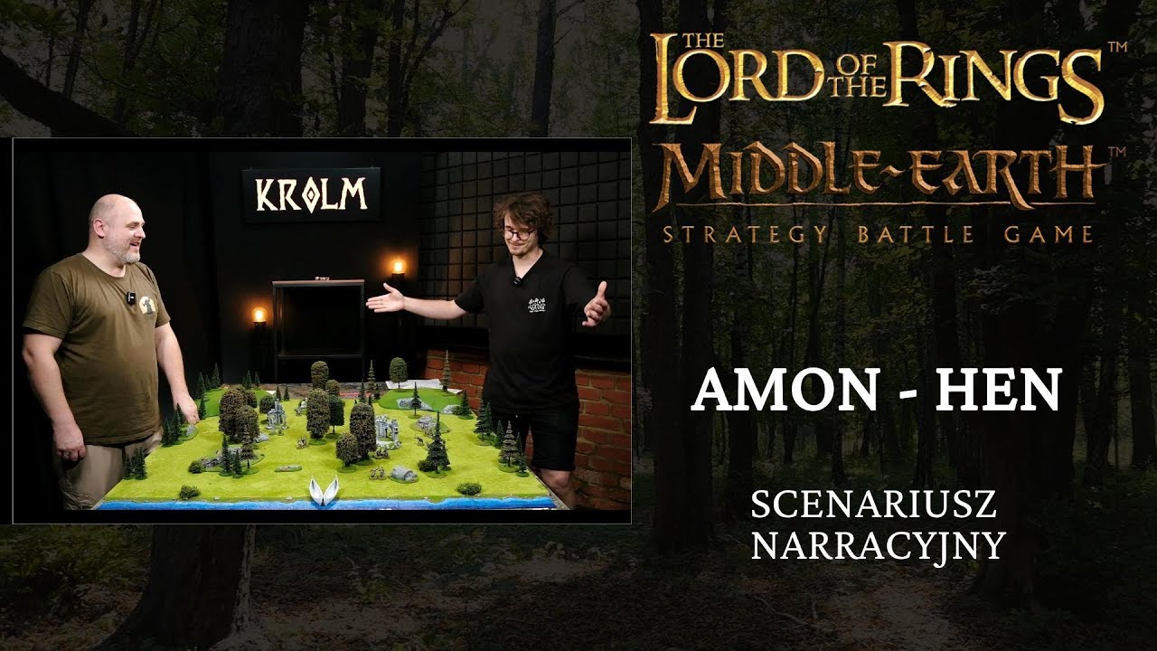 Lord of the Rings MESBG Scenariusz Amon-Hen - Rozgrywka - Battle Report